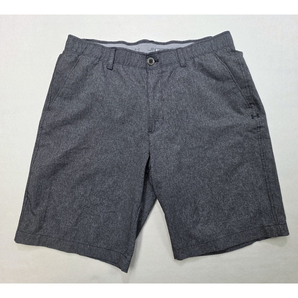 Under Armour Shorts Men 36 Gray LIMITED USE Chino Golf Performance HeatGear‎